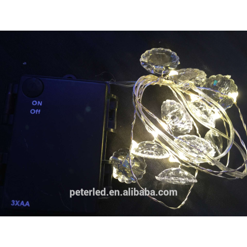 European Popular Sale Battery LED String Light with shapes for Holiday Decoration